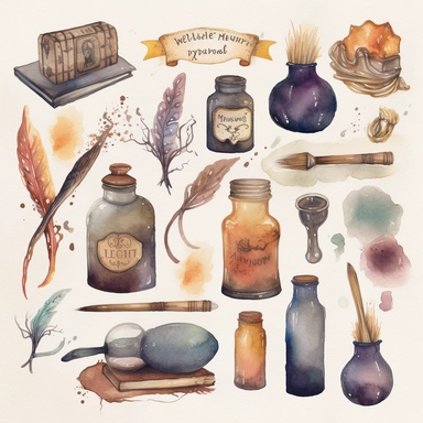 watercolour clipart,digital watercolor,free commercial use,individual elements,instant download,Magic school clipart,harry potter bundle,Halloween clipart,Witch Wizard png,wizarding school,Wands Potions Keys,magic clip art,boho retro old