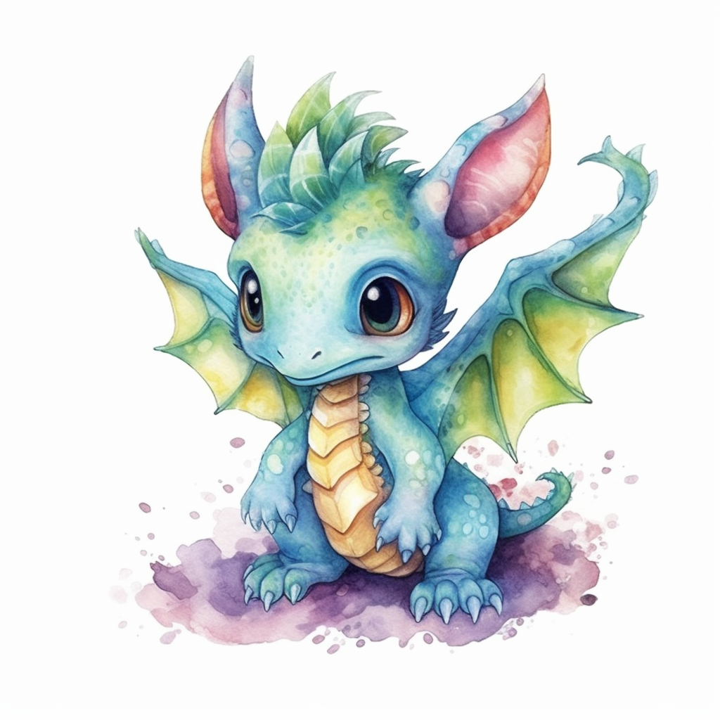 baby dragon cliparts