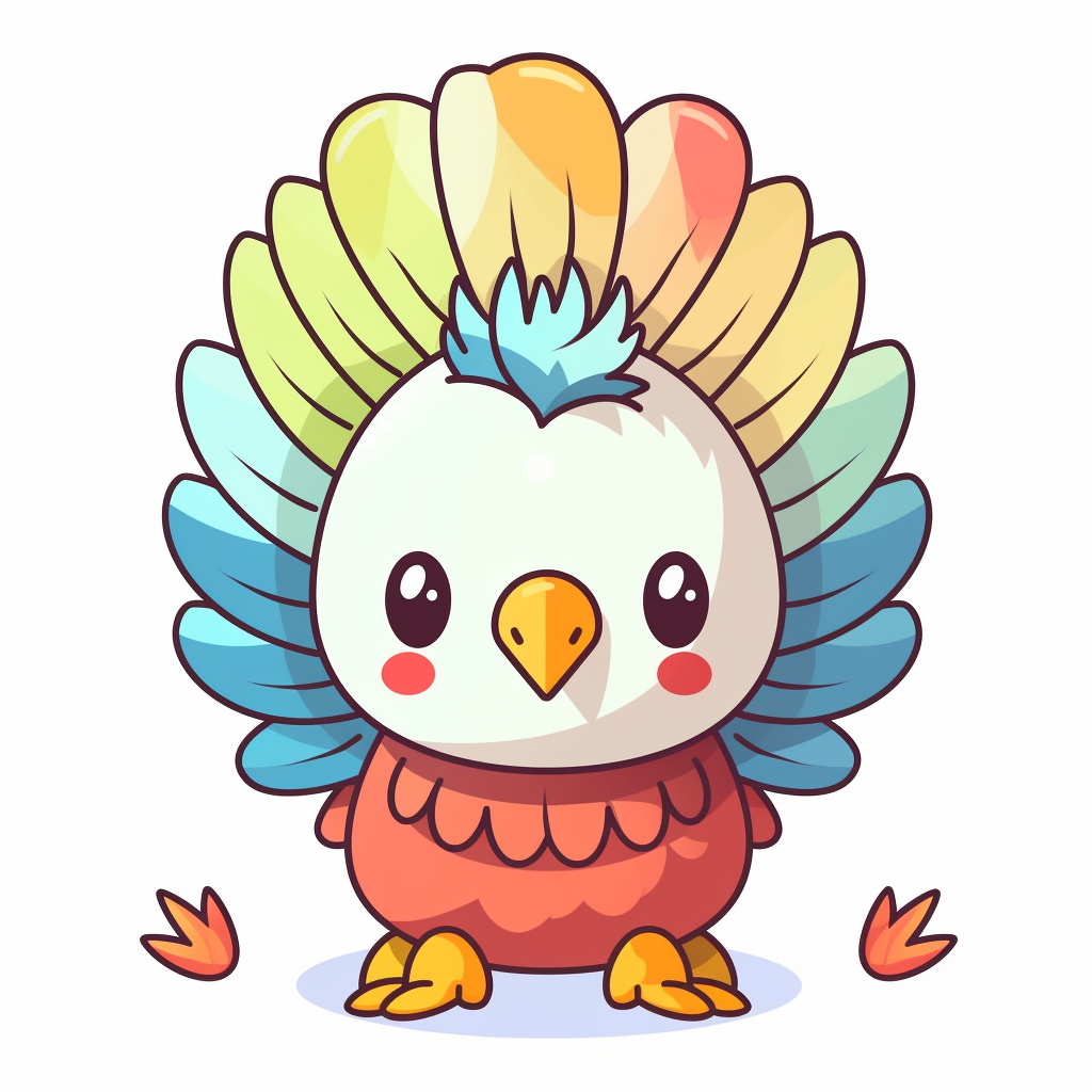 cute turkey clipart