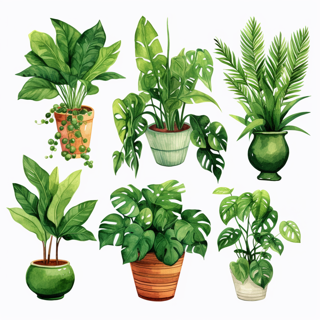 house plant cliparts