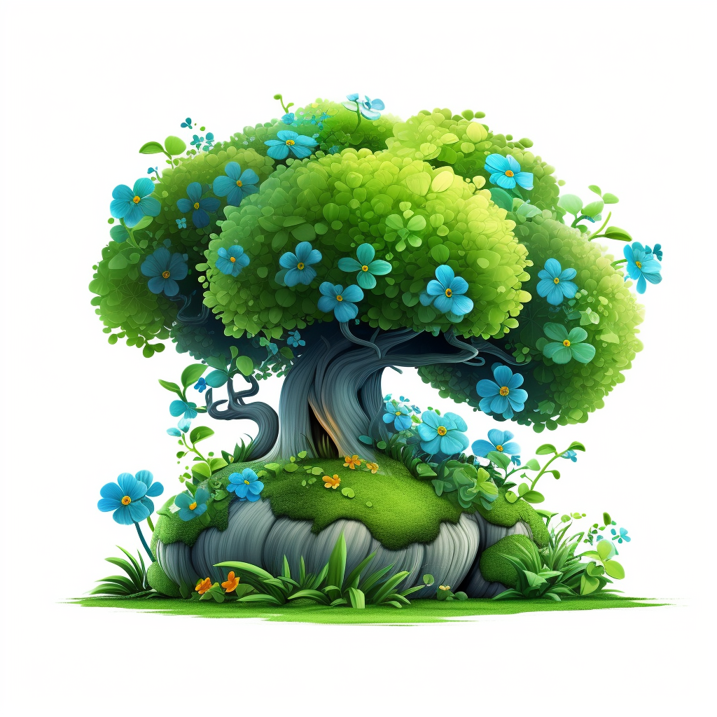 green bush cliparts