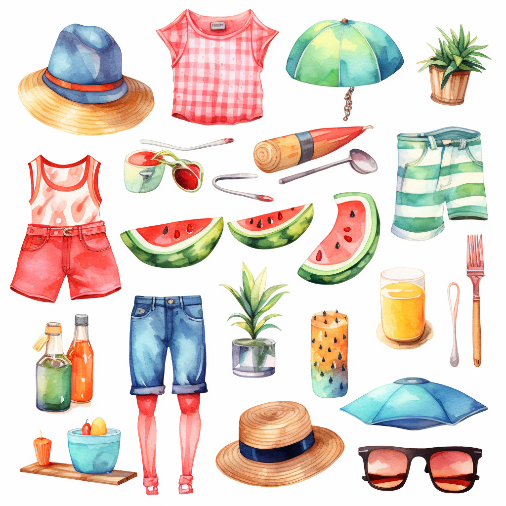 good summer cliparts