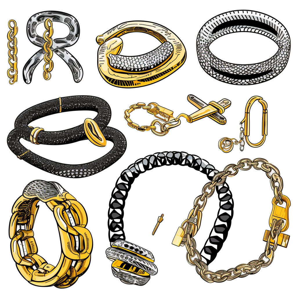 gold chain cliparts
