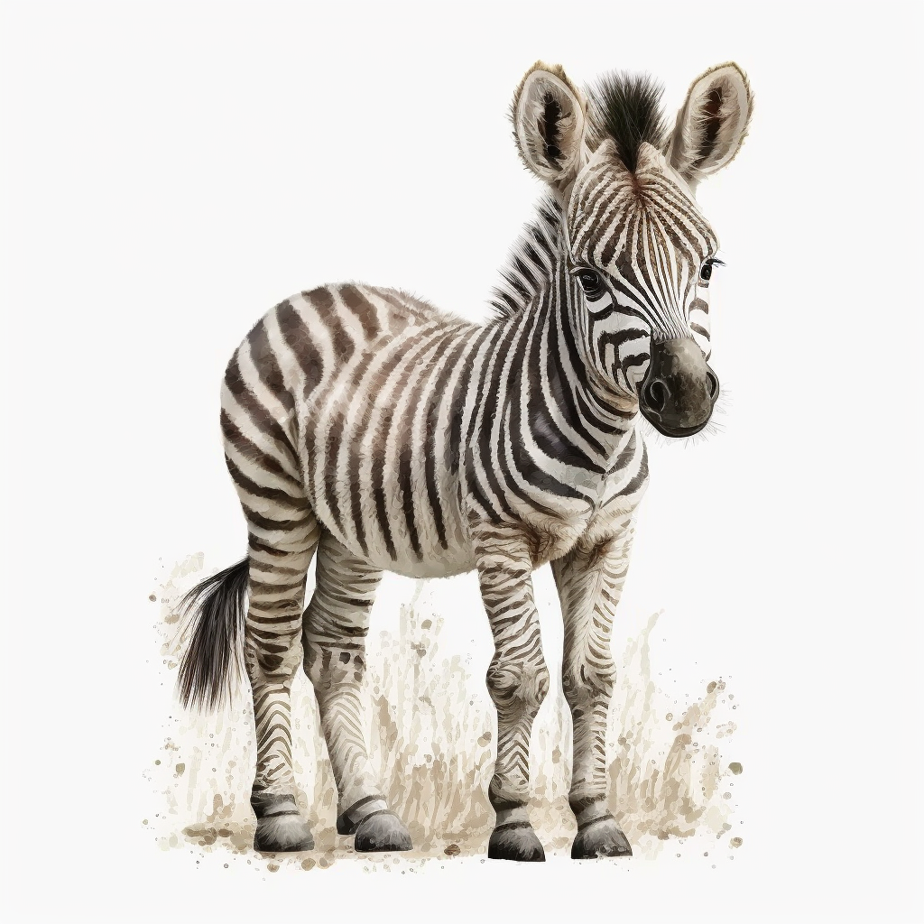 cute zebra clipart