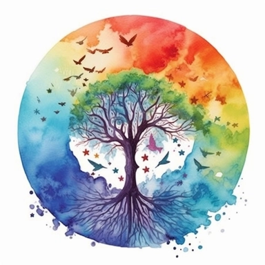 watercolour clipart holistic healing