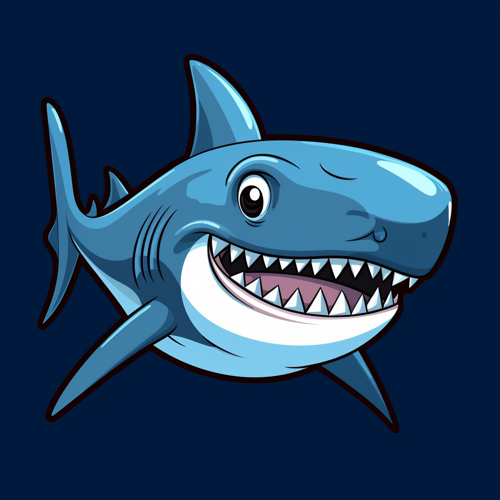 cartoon shark cliparts