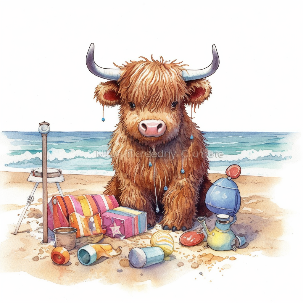 beach toys cliparts