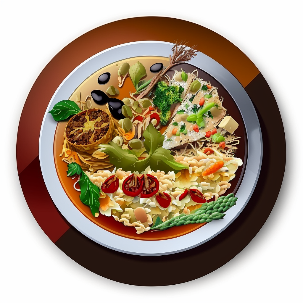 dinner plate clipart