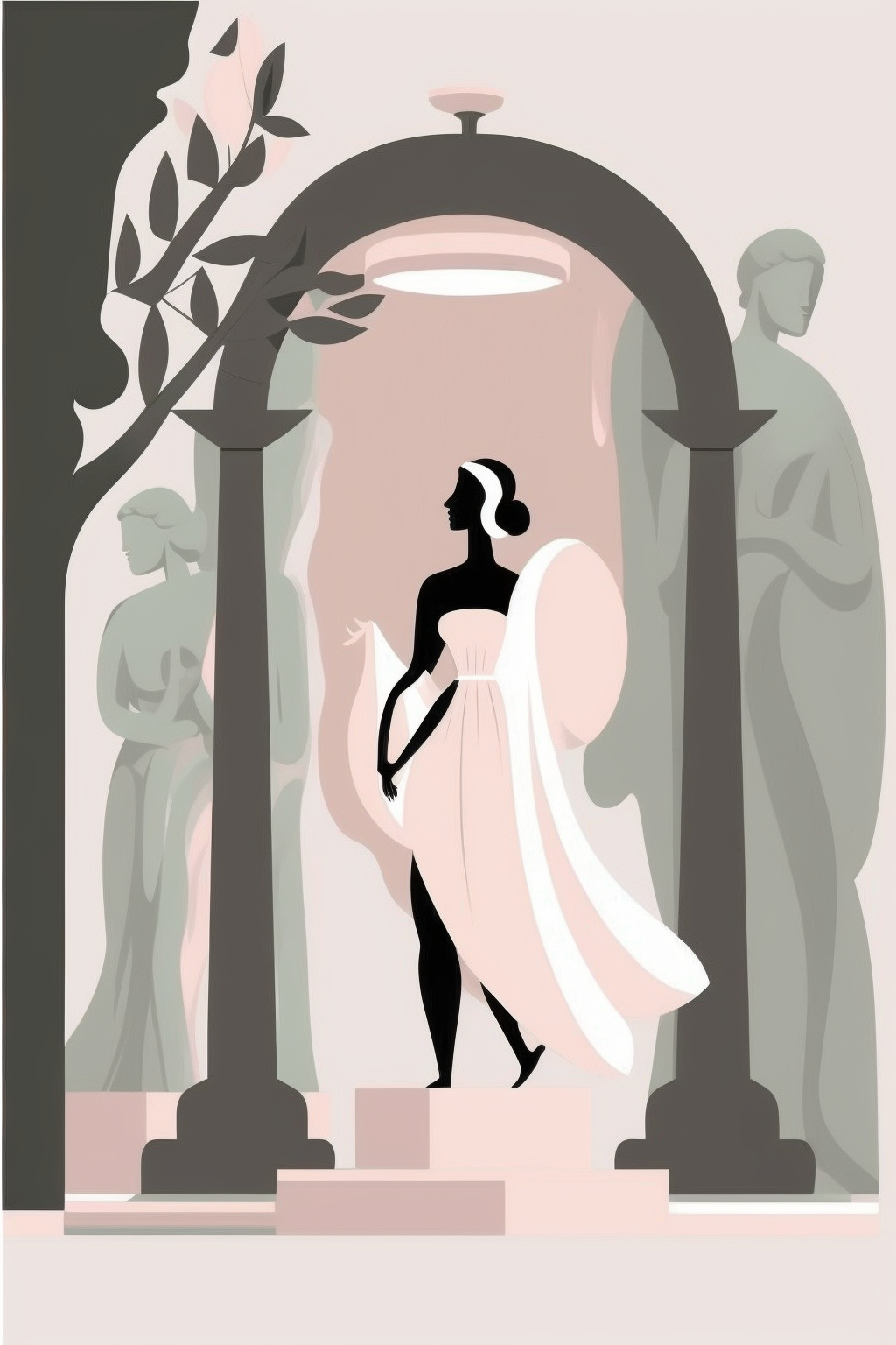 greek statues cliparts