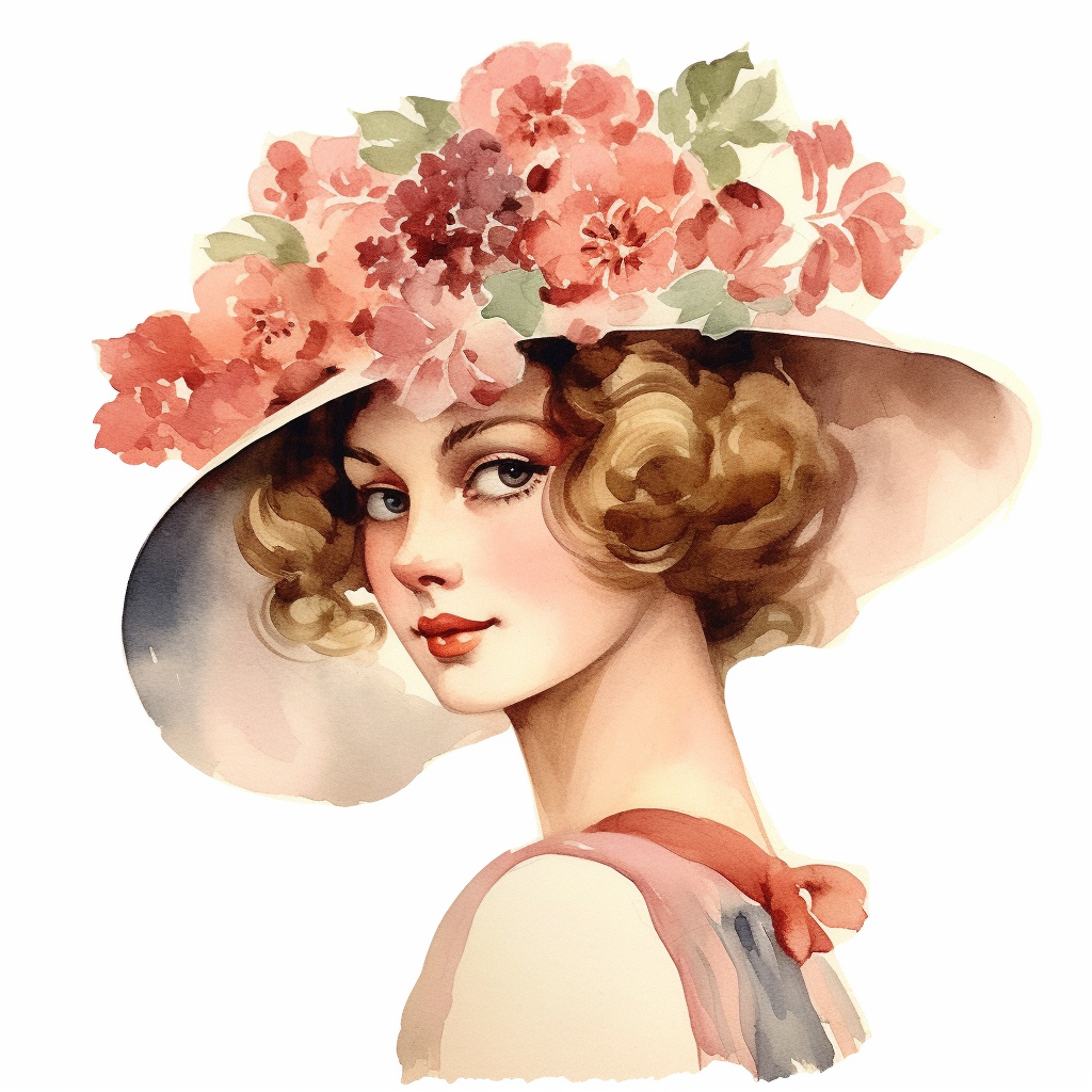 flower vintage cliparts