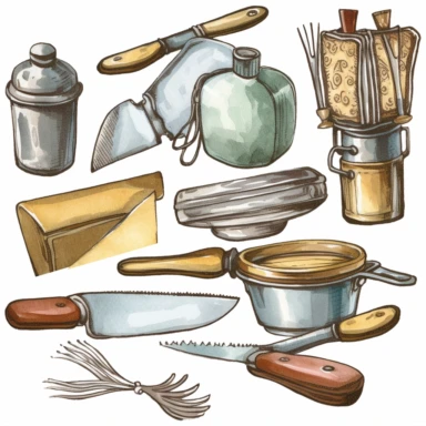 household items, clipart, transparent