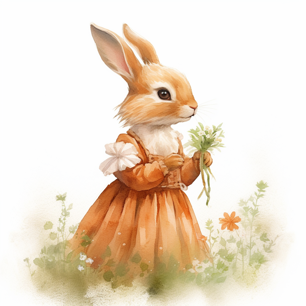 looking bunny cliparts