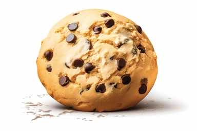 cookie+dough , highly detailed, isolated on white, clipart,