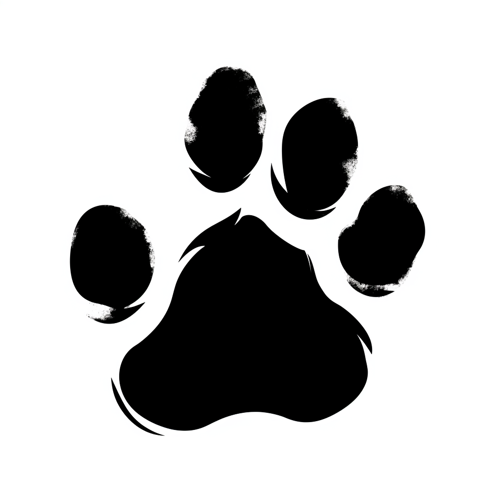cliparts paw dog