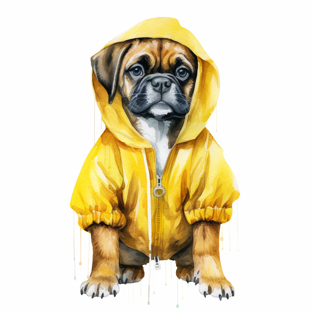 boxer puppy cliparts