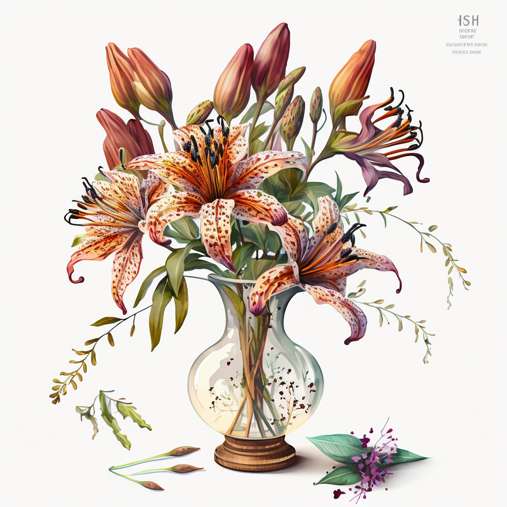 lily bouquet cliparts