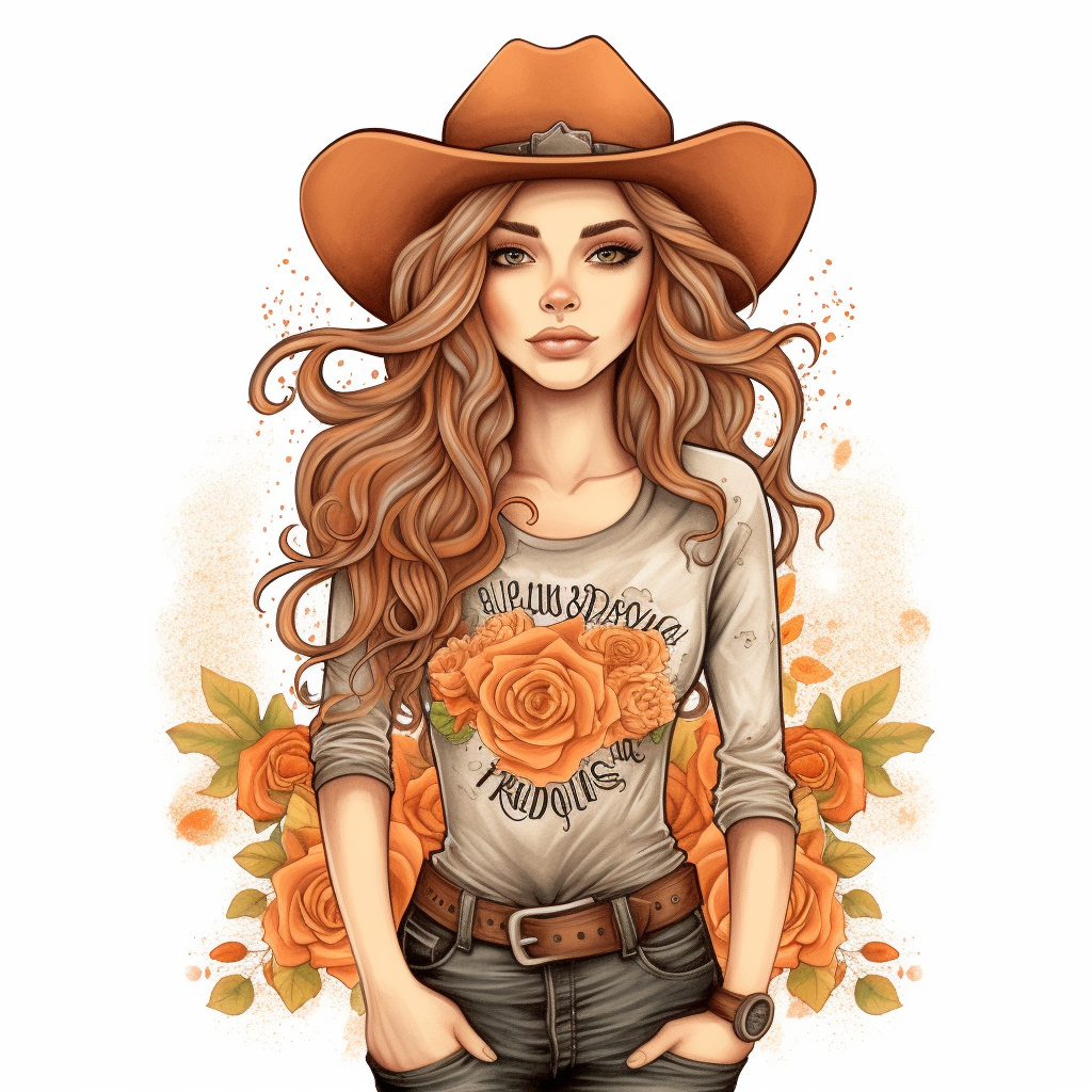 Just A Girl Who Loves Pumpkin Spice Cowgirl Png Sublimation Design ...