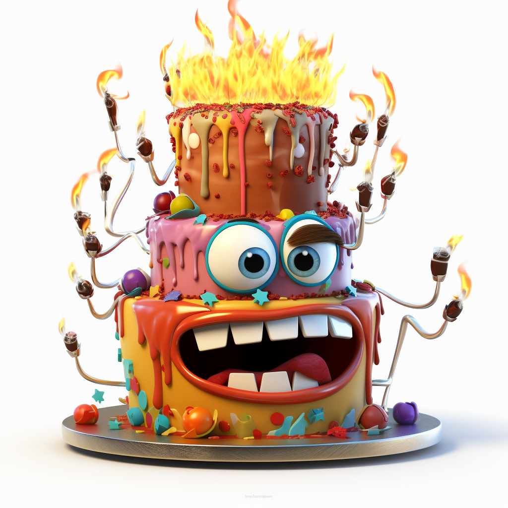 funny cake cliparts