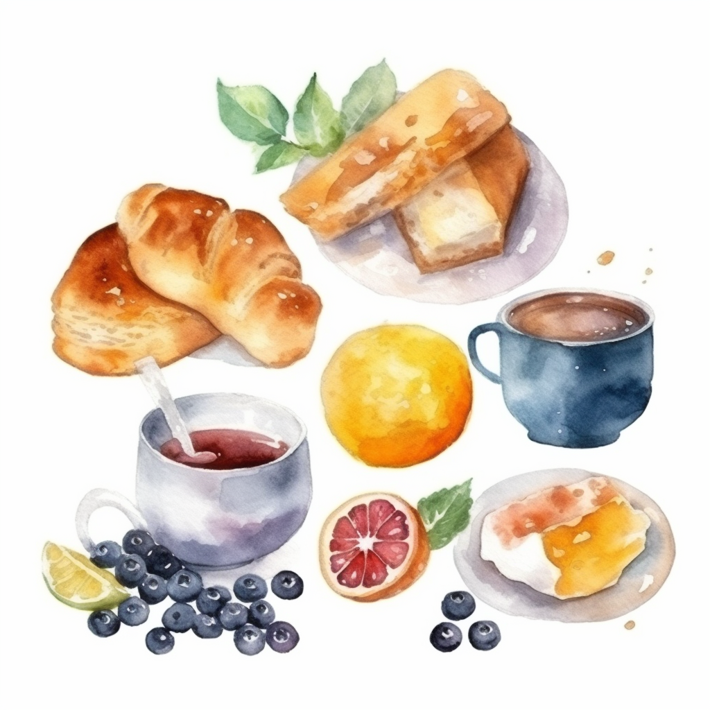 breakfast food clipart