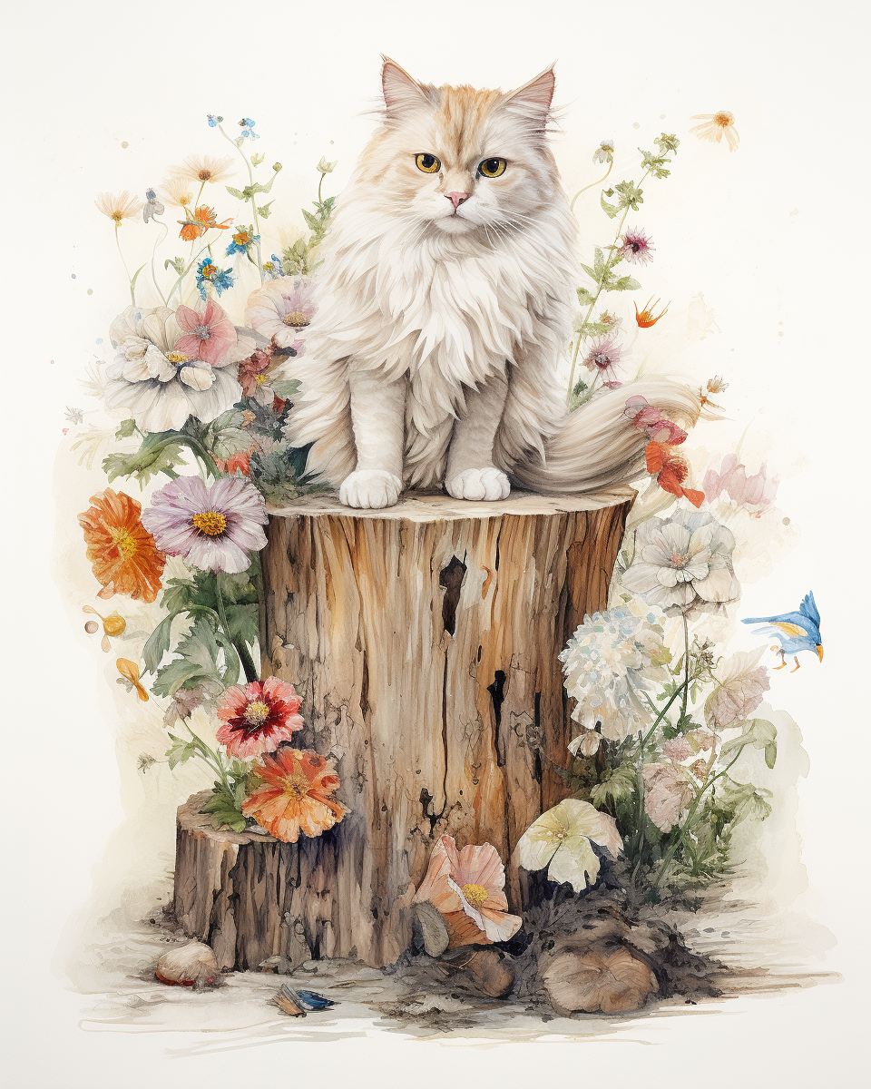 cat sitting cliparts