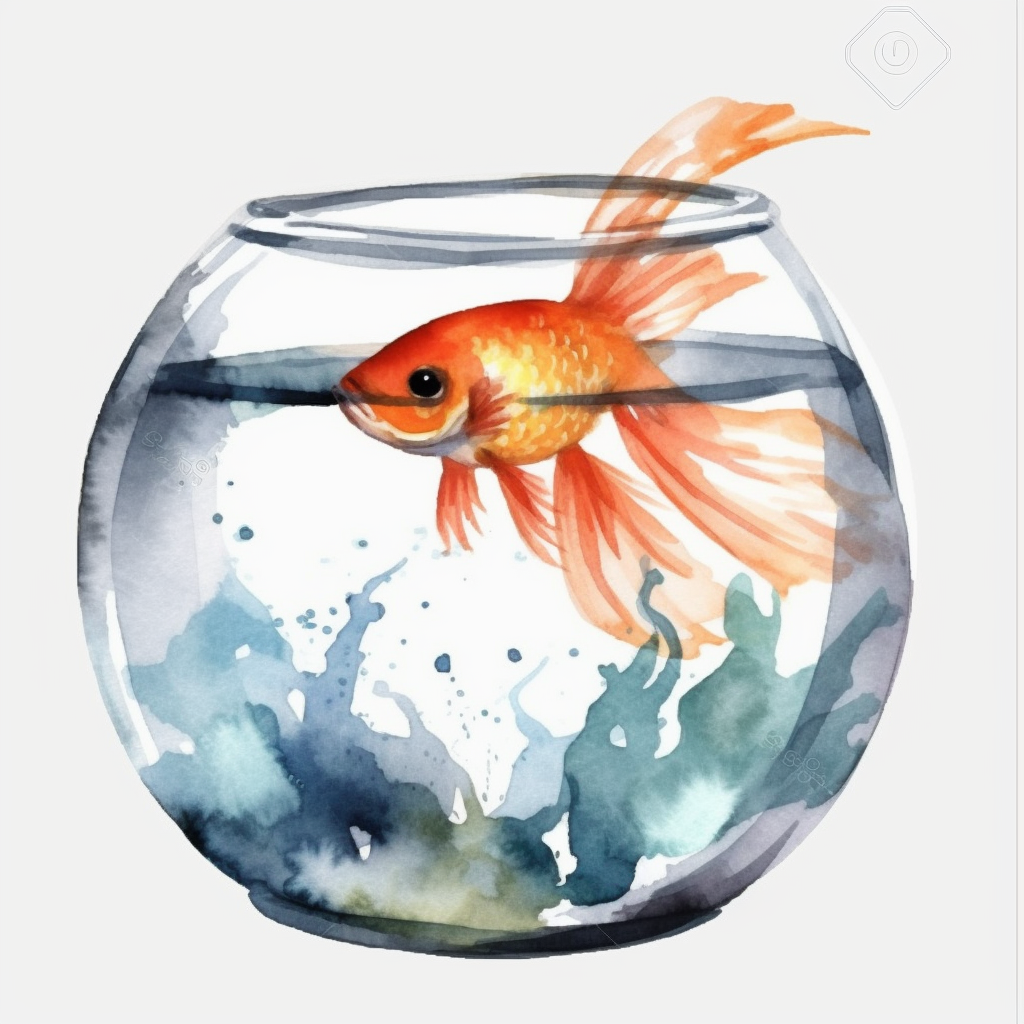 fish bowl clipart