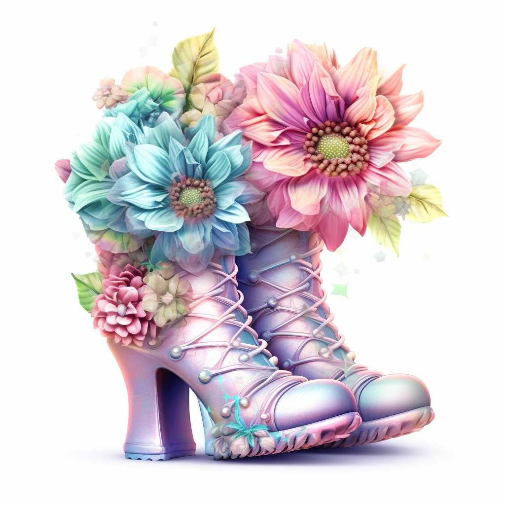 cartoon shoes cliparts