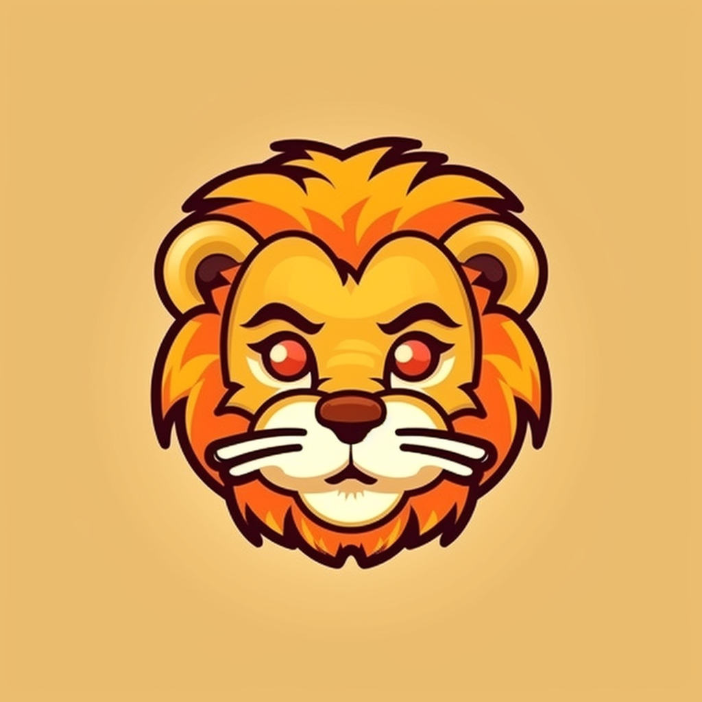 lion mascot clipart