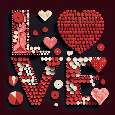 For this Valentine's Day project, you will create a series of standalone, single-symbol clipart and vectors that embody the spirit of love and romance. Each image should feature only one symbol, but that symbol should be designed in a way that is both recognizable and original. For example, you could create a heart that is made up of hundreds of tiny love letters, or an arrow that is crafted from flowers and petals. The possibilities are endless, so be creative! When designing your symbols, keep