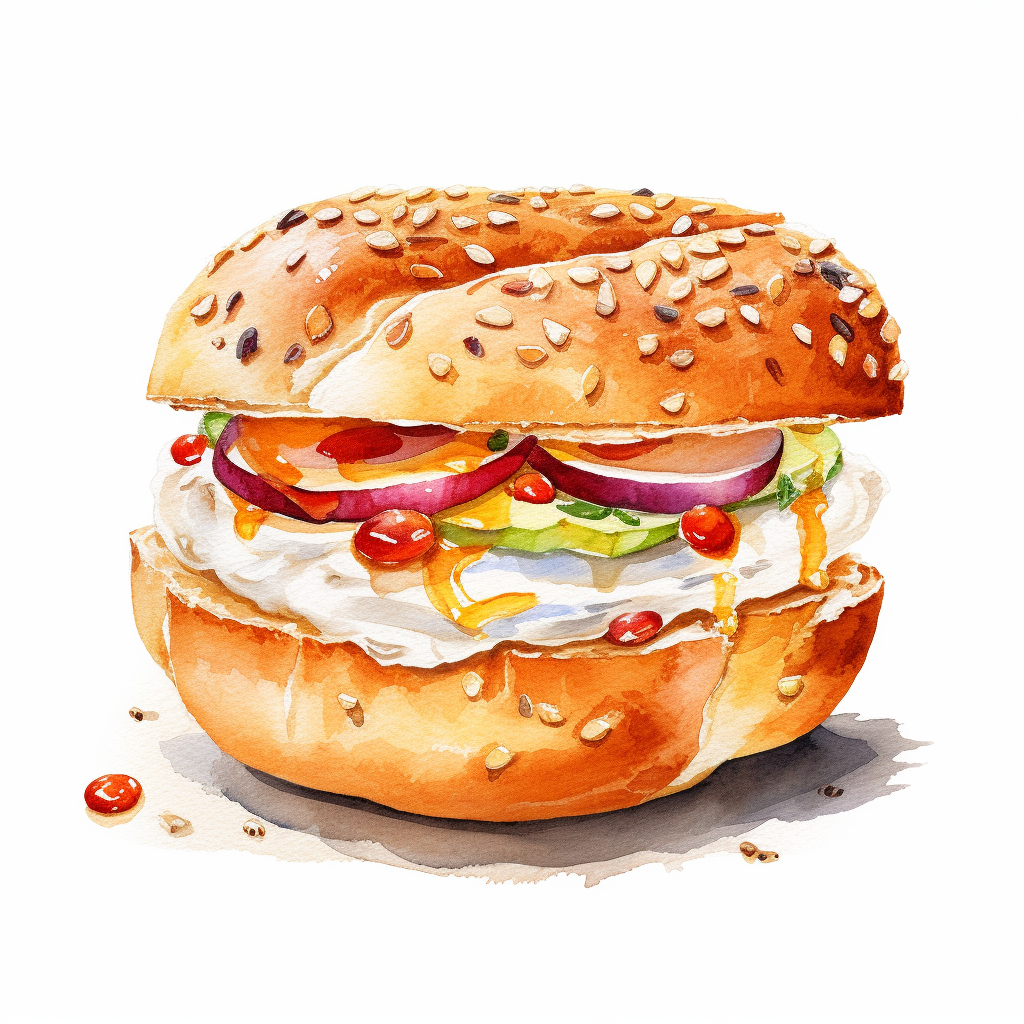 bagel cliparts