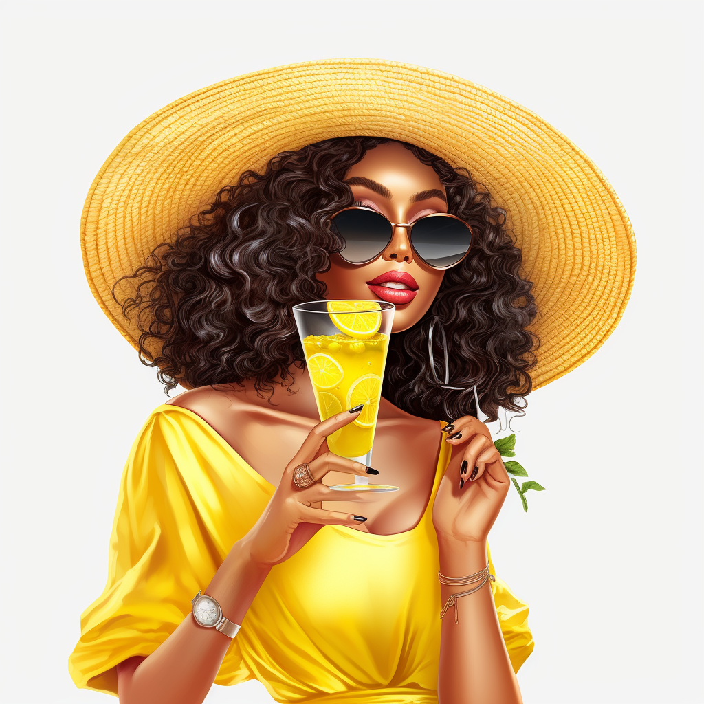 girl sun cliparts