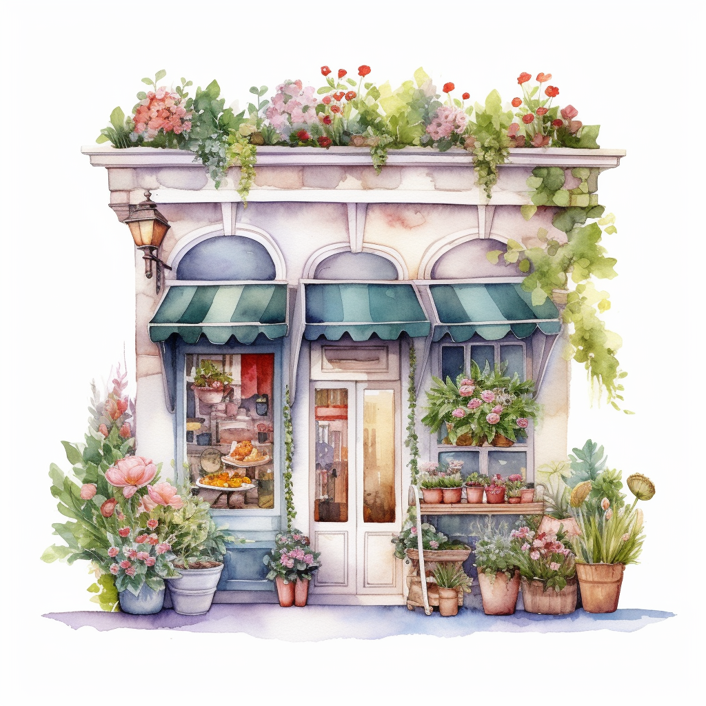 flower shop cliparts