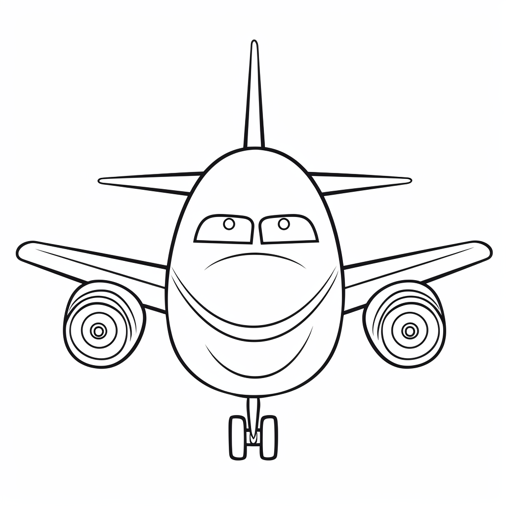 black airplane cliparts