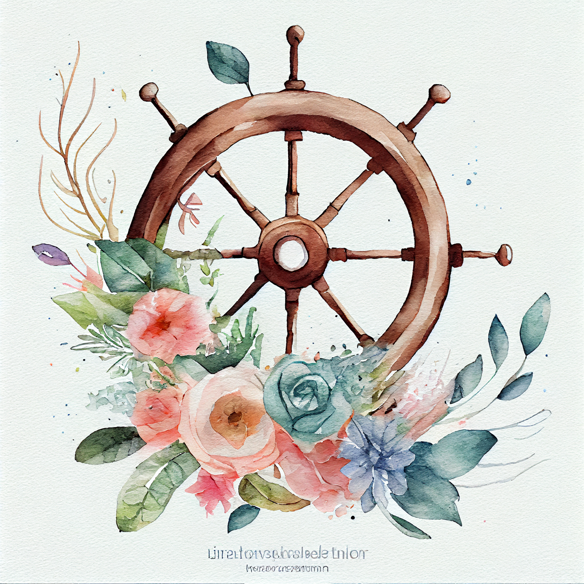 nautical wheels cliparts