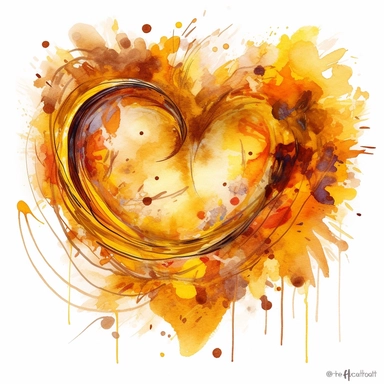 cartoons stiker planet heart cachalot pride watercolor pop art style clipart by Gustav Klimt golden , on a white background, detailed, realistic