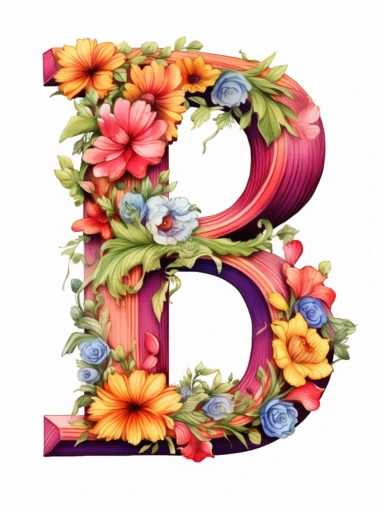 The capital letter D:in the Artistic style, clipart for nursery, vibrant colors,Vector, white background,Solid Background, Sharpness and clarity,masterpiece, trending on Artstation and Dribbble.