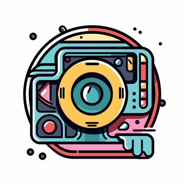 icon for a video clip gallery, music, Videoclips, icon, doodle