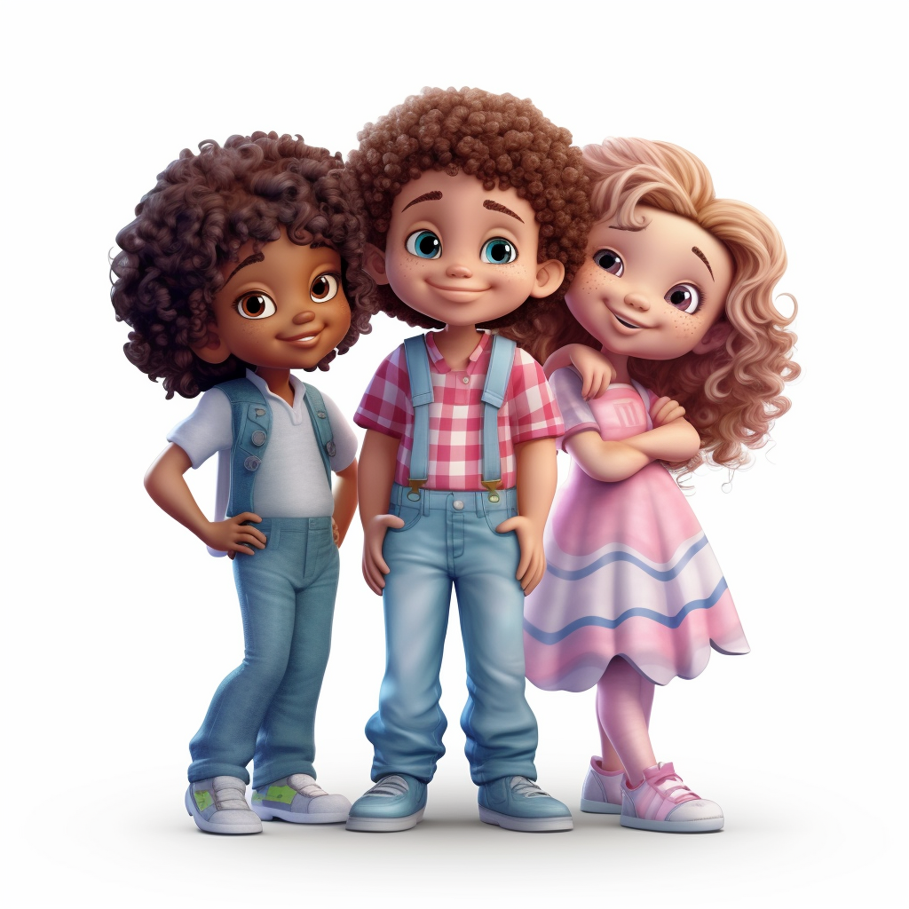 curly hair cliparts