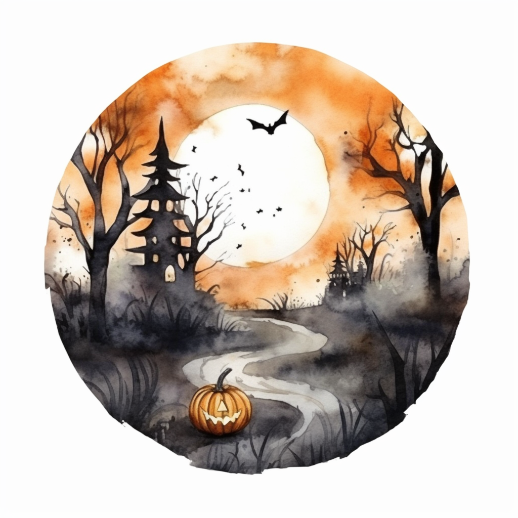 halloween moon clipart