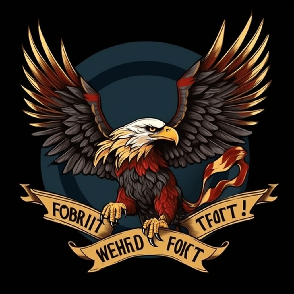 flying eagle clipart