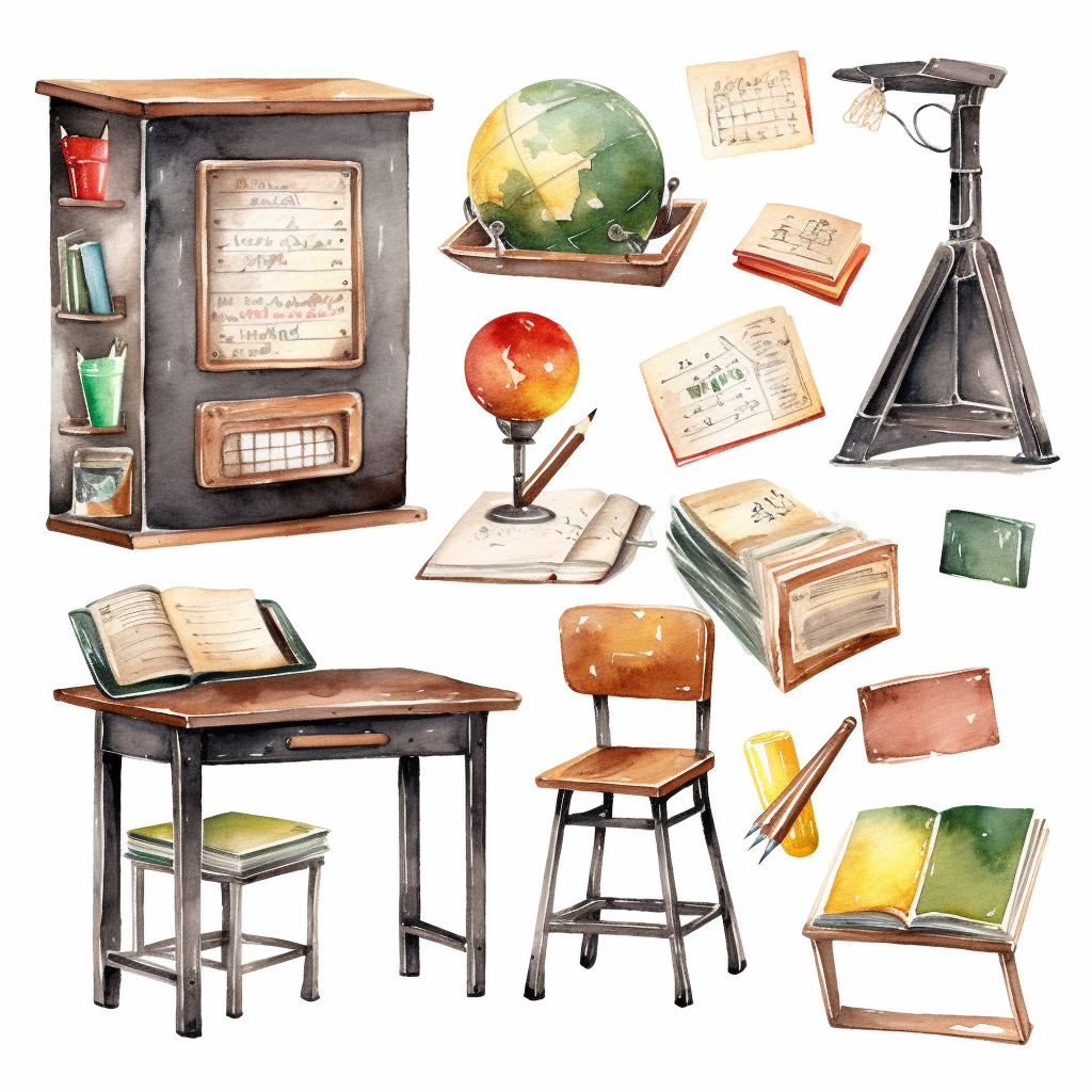 desk school cliparts
