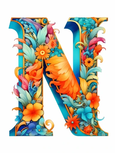 The capital letter M:in the Artistic style, clipart for nursery, vibrant colors,Vector, white background,Solid Background, Sharpness and clarity,masterpiece, trending on Artstation and Dribbble.