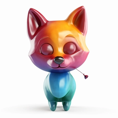 single animal balloon clipart, islolated on white background