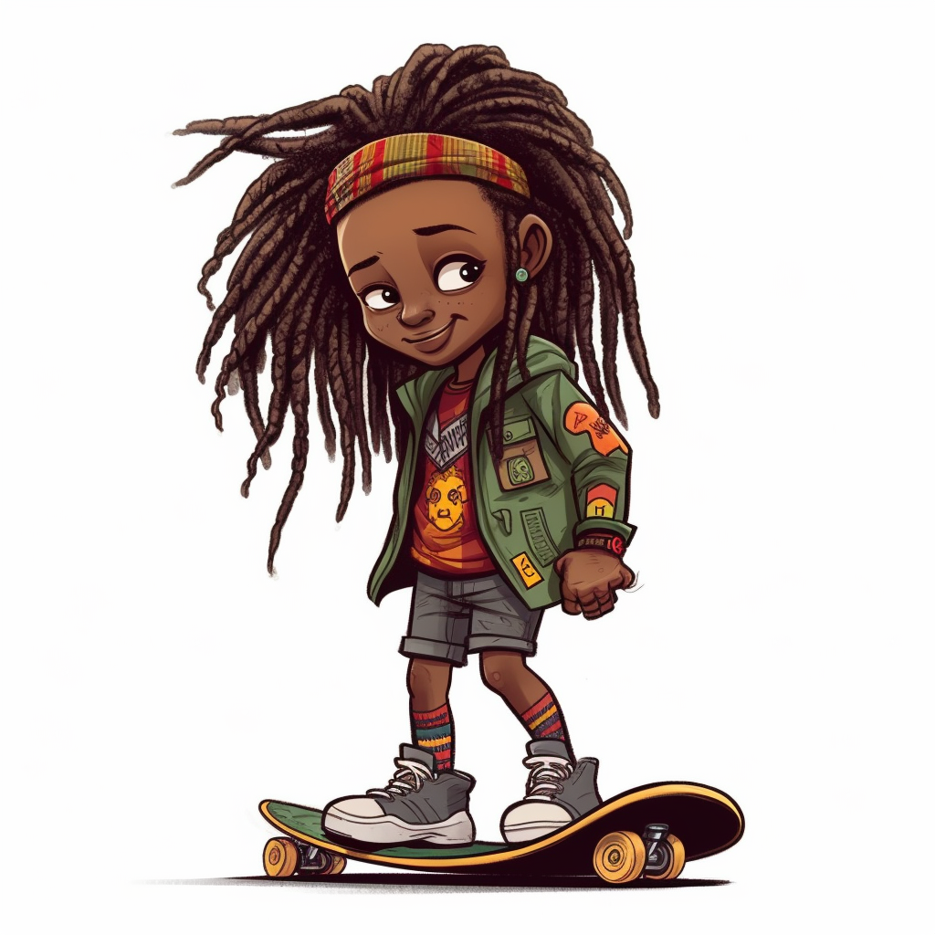 girl skateboarding cliparts