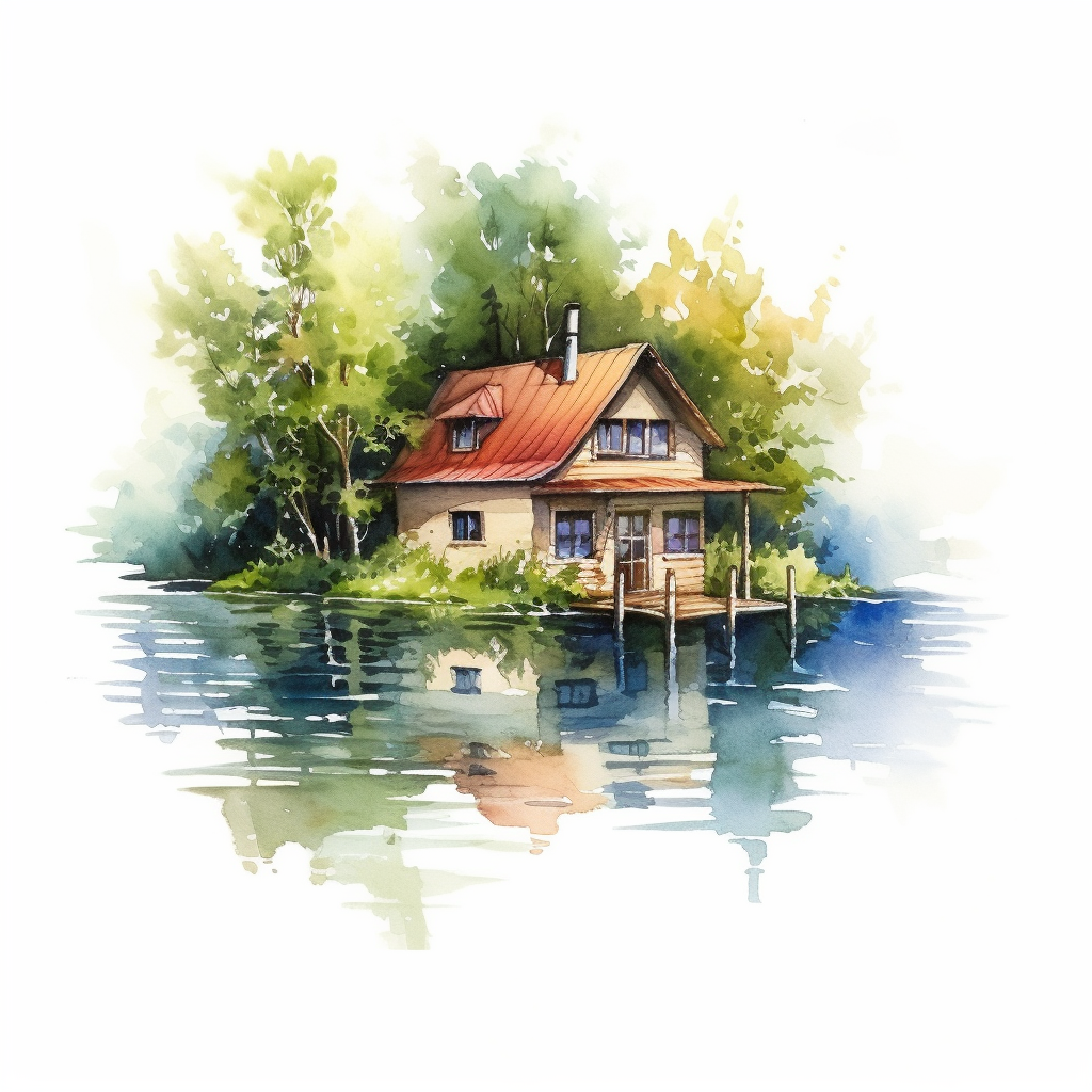 lake house cliparts