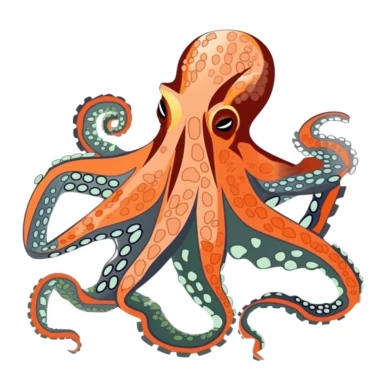 octopus vecror for corel draw clipart