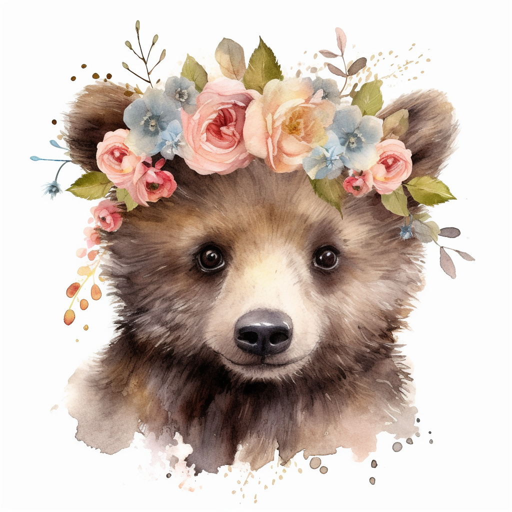 cute bear clipart
