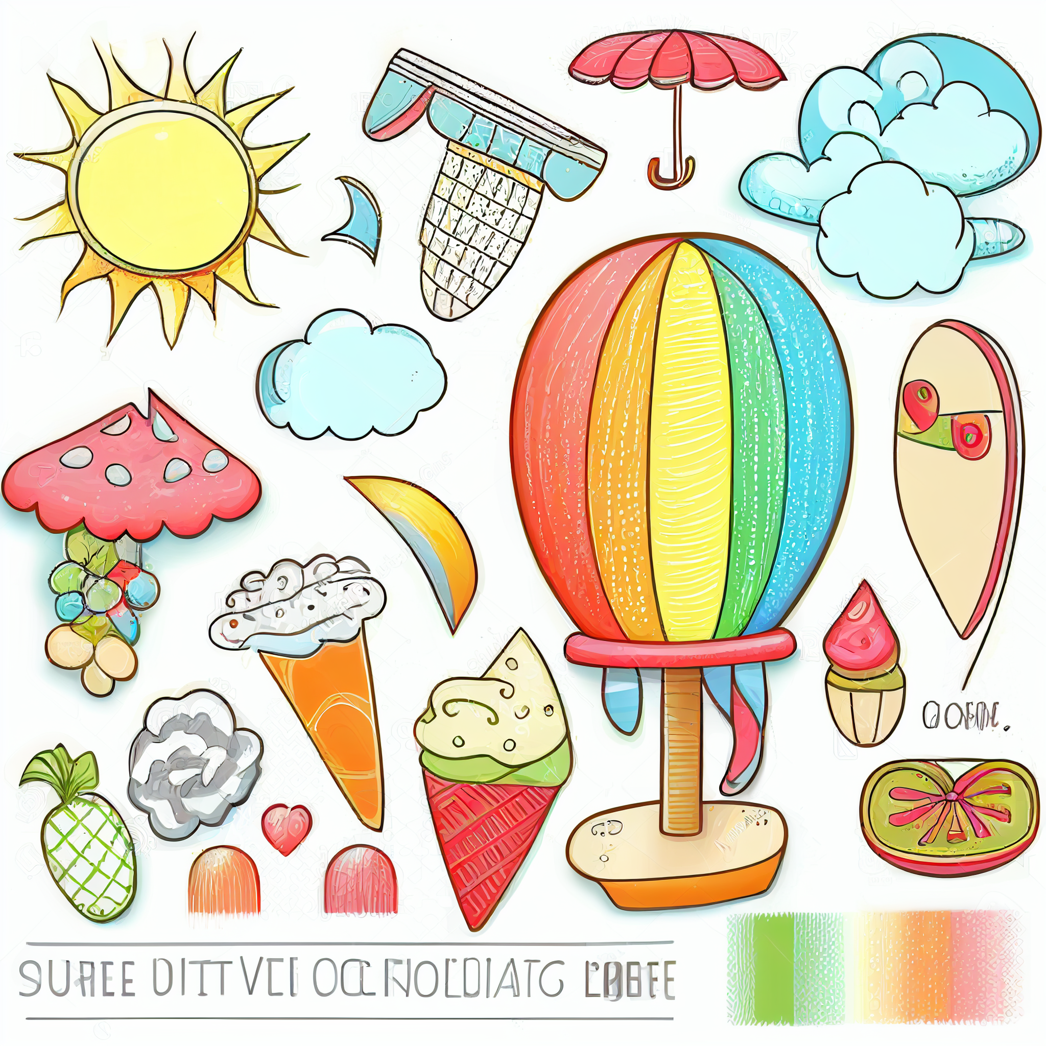 beautiful sunshine cliparts