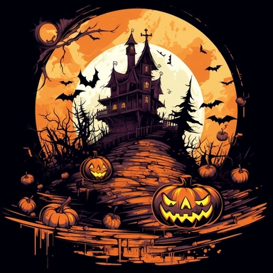 Halloween for Holiday clip art illustrator
