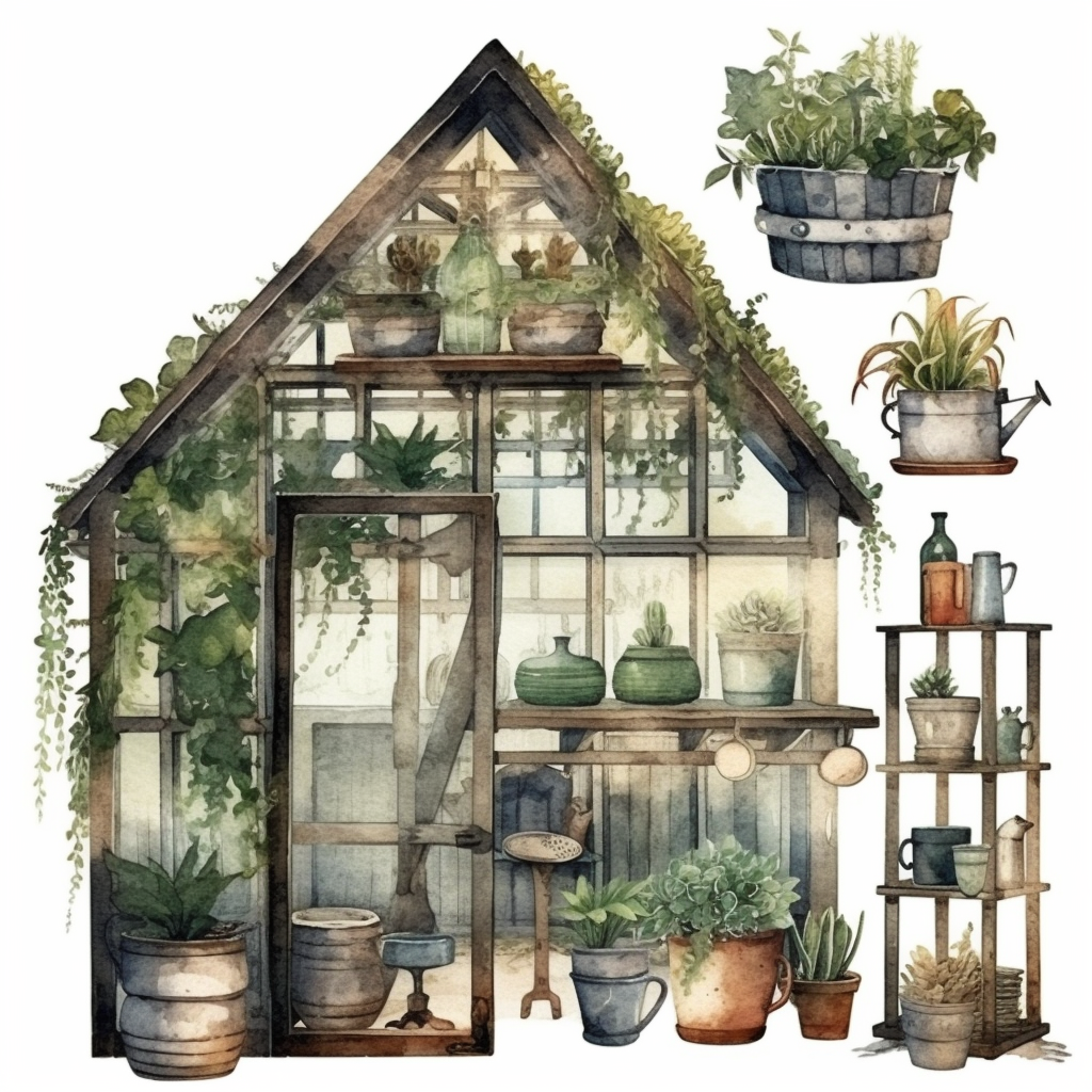 greenhouse cliparts