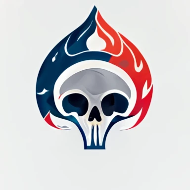 Round version of the Offical Logo of The NFL, American Football, Flaming Skull, Lightning Bird, Orca Whale, High Quality Clipart, Football Logo, Round, Red white and blue, Football Symbols, Star Symbols, Round Logo, Simple Logo